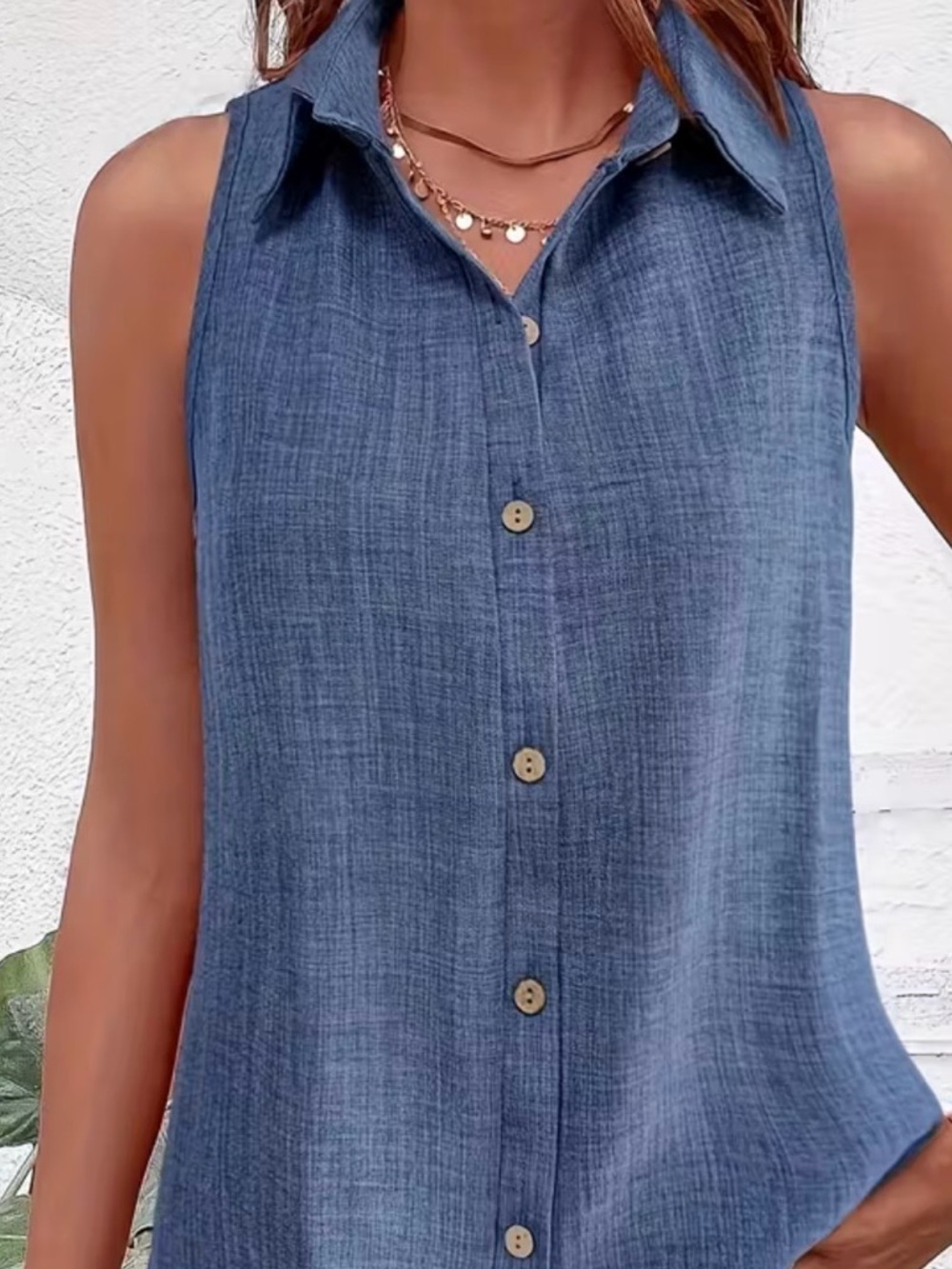 J. Crew Sleeveless/tanktop- Light Blue